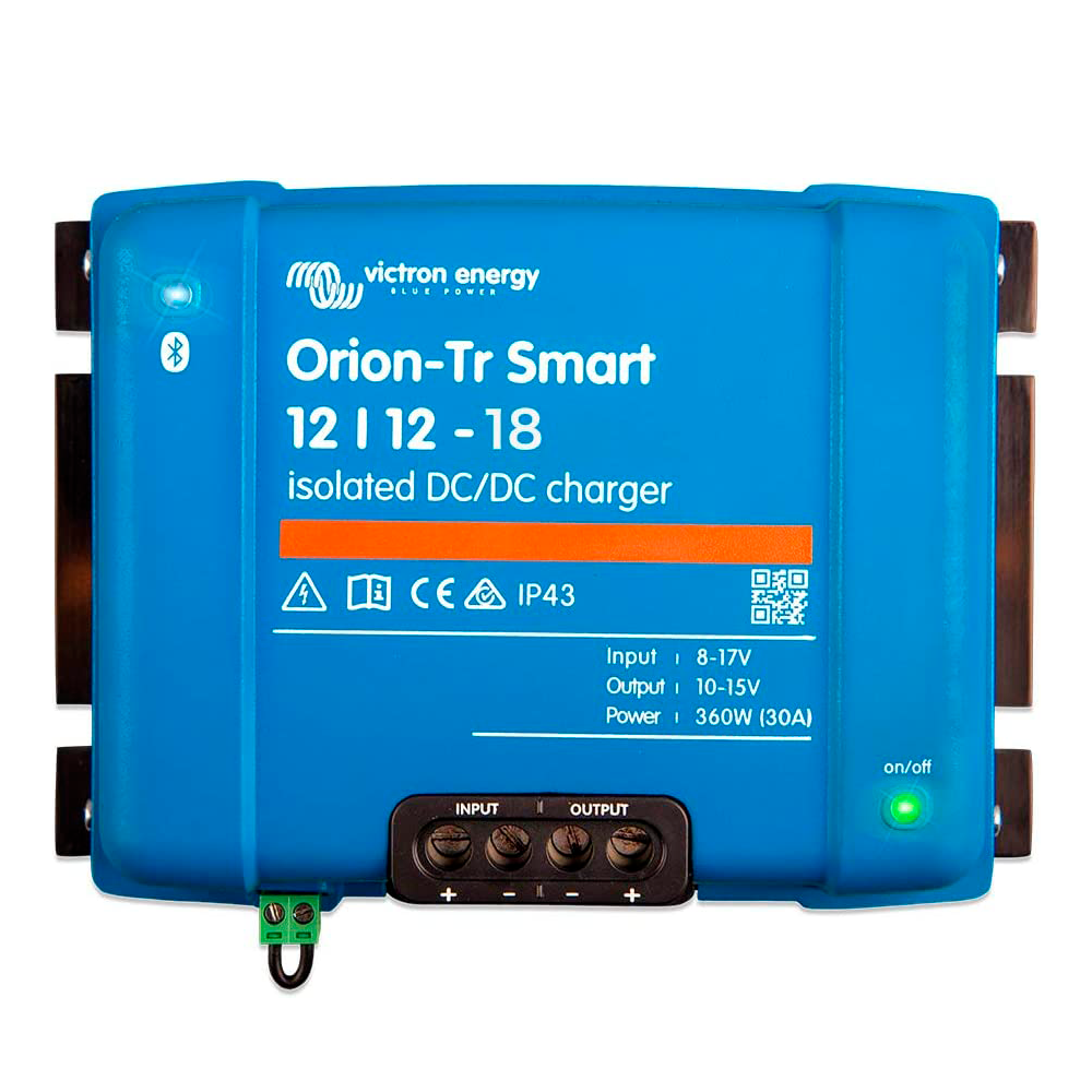 Cargador Booster Orion-Tr Smart 12/12-18A Aislado CC/CC Bluetooth Victron Energy