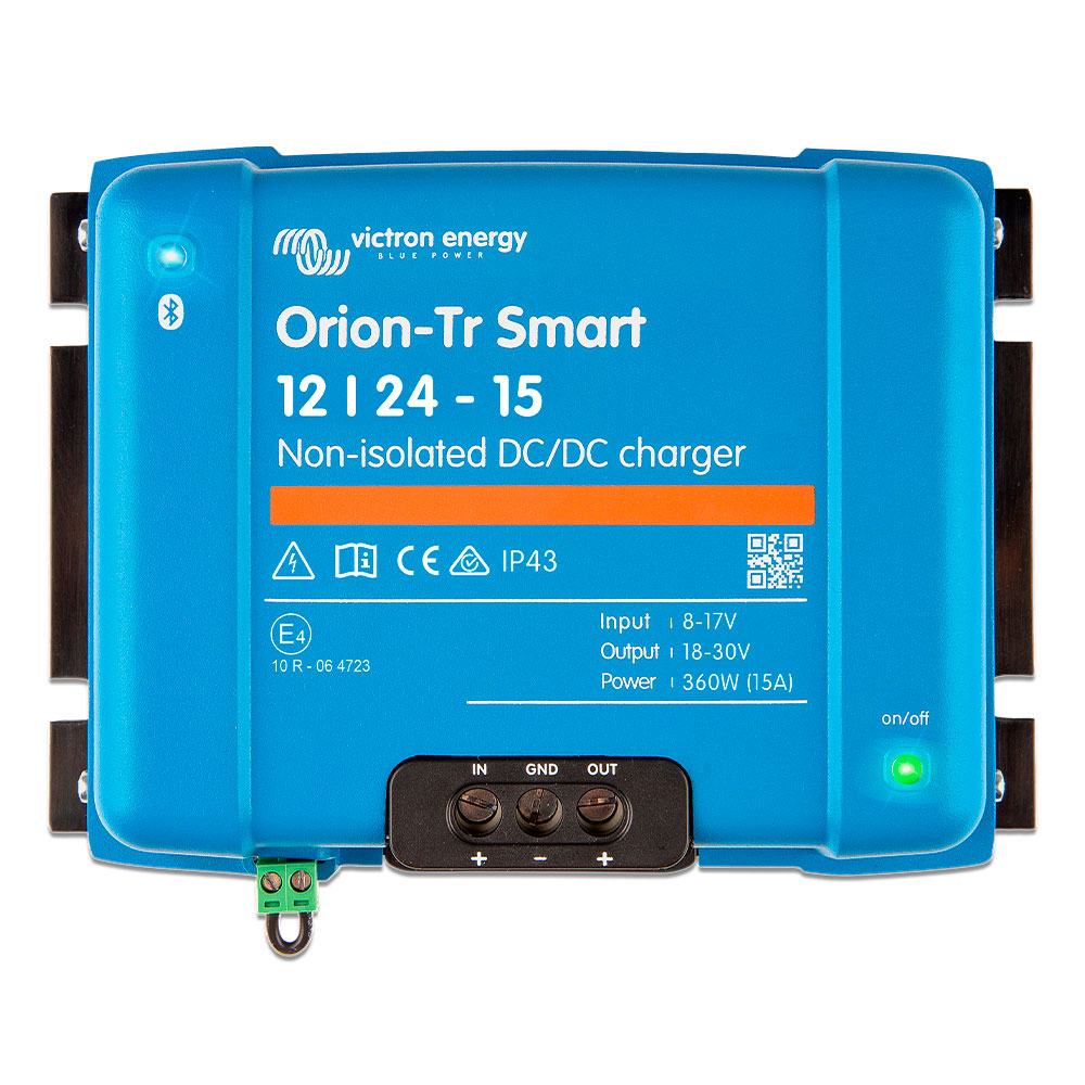Cargador Booster Orion-Tr Smart 12/24-15A No Aislado CC/CC Bluetooth Victron Energy