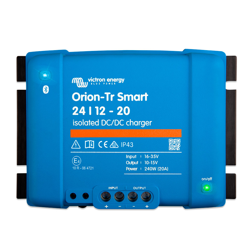 Cargador Booster Orion-Tr Smart 24/12-20A Aislado CC/CC Bluetooth Victron Energy