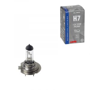 LAMPARA H7 12V 55W PX26D HOMOLOGACION E (CAJA 1 UNIDAD)