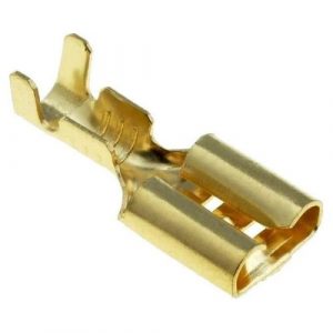 Terminal Faston Hembra con retén - 6.3mm